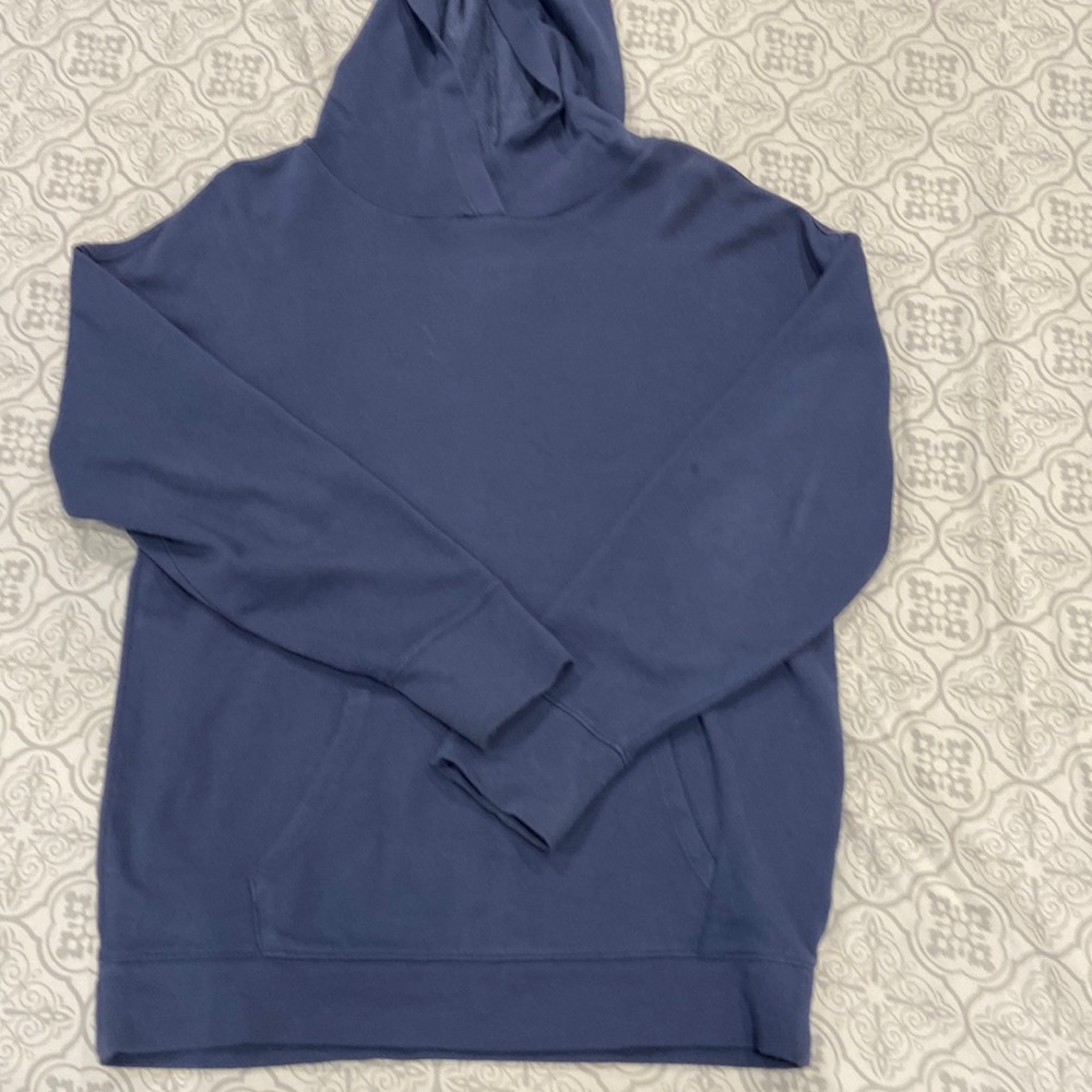 Blue workout hoodie